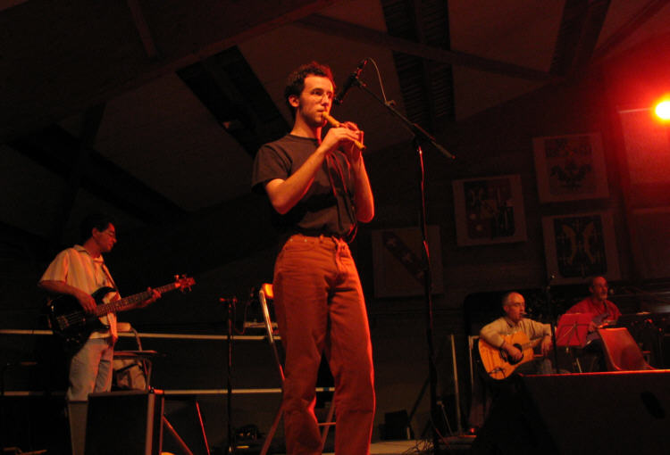 Yvan à la flûte