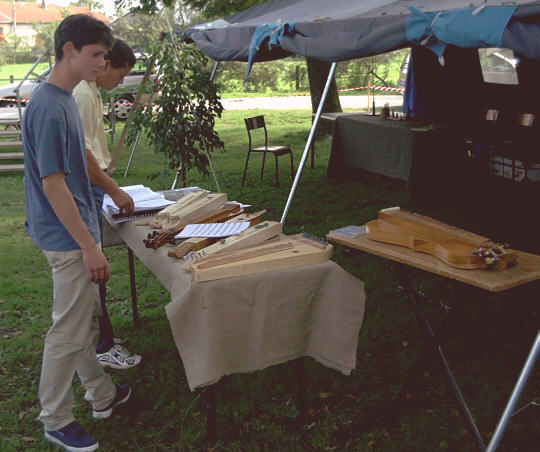 Le stand de Christophe Toussaint
