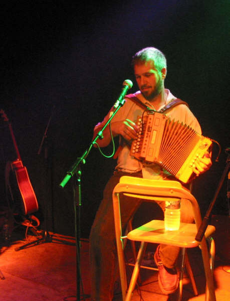 Pascal Malavergne à l'accordéon diatonique