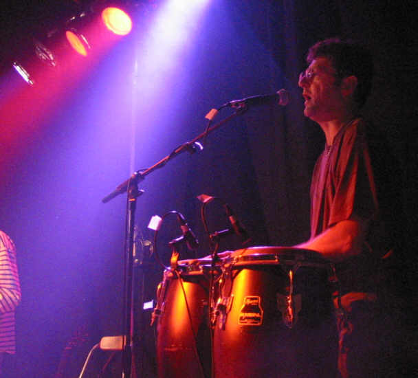 Luc Schneider , percussioniste d'Alérions