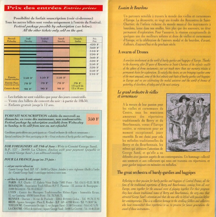 Programme Saint-Chartier
                  1995 p2