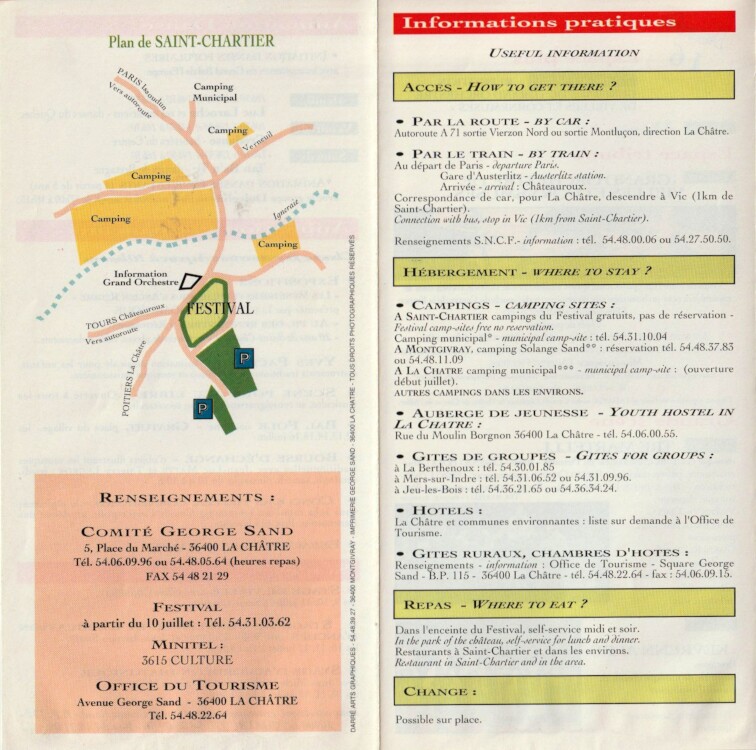 Programme
                    Saint-Chartier 1995 p3