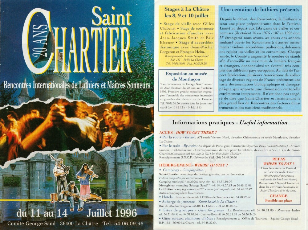 Programme 1996 page 1