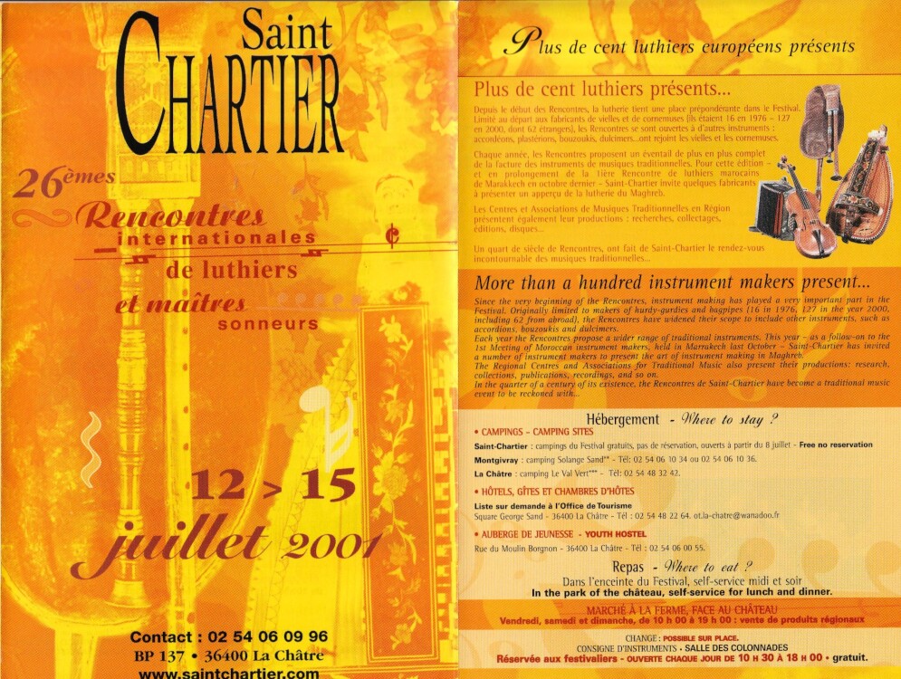 Programme 2001 page 1