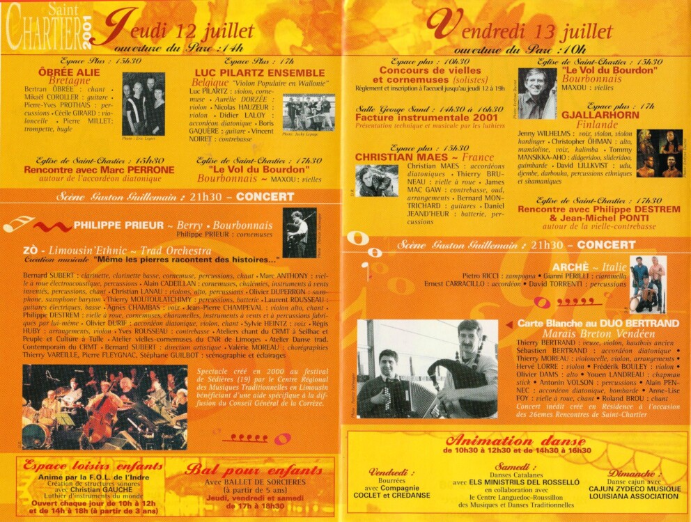 Programme 2001 page 3